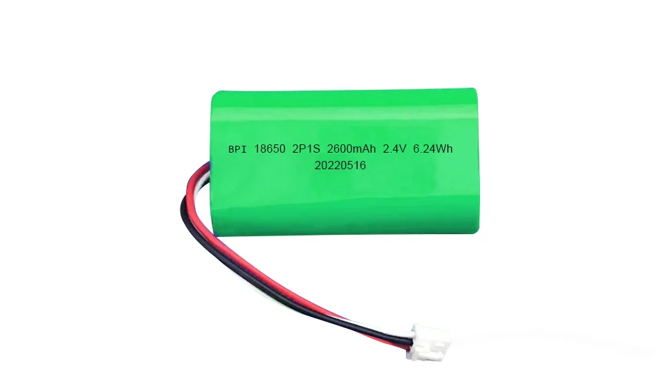 18650-2600mAh*2+protection board+plug