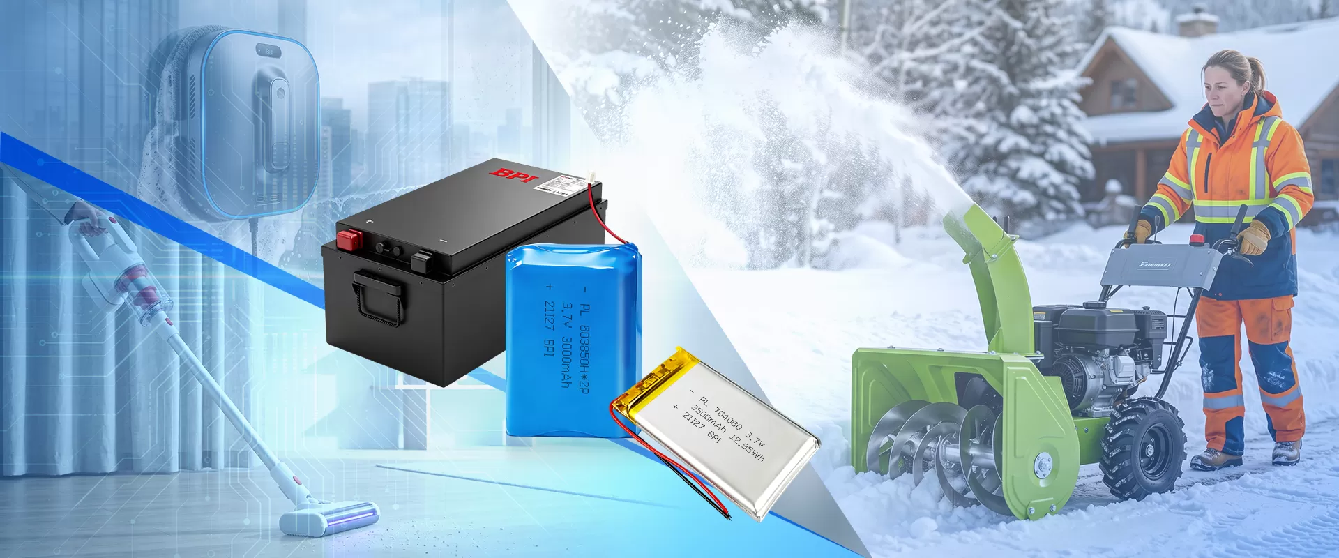 BPI Batteries in Cleaning Equipment