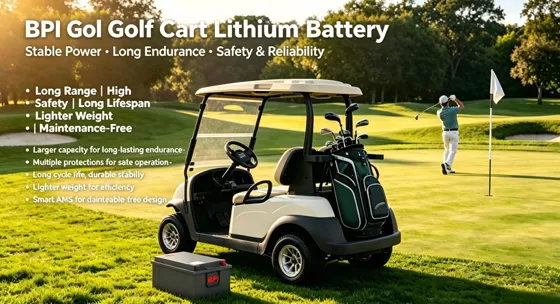 5 Key Technical Indicators of BPI Golf Cart Lithium Batteries