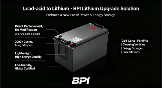 From Lead‑Acid to Lithium: BPI Lead‑to‑Li Conversion Solution – Ushering in a New Era of Power and Energy Storage