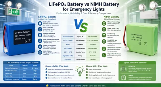 BPI Interpretation: Why Some Lithium Batteries for Emergency Lights Last 5–8 Years While Others Fail Prematurely?
