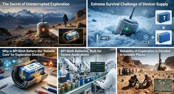 The Secret to Uninterrupted Exploration: Core Value of BPI NiMH Batteries in Extreme Environments