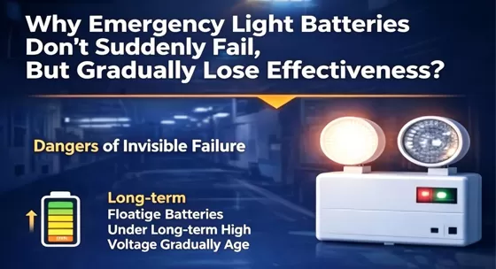 Why Emergency Light Batteries Don't Suddenly Fail, But Gradually Lose Effectiveness?